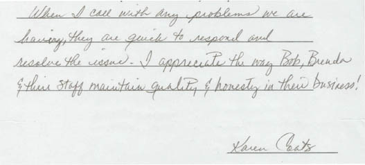 HVAC Personalized Review Note Shannon Heating and Cooling